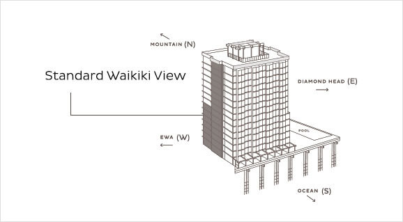 Standard Waikiki View floor plan
