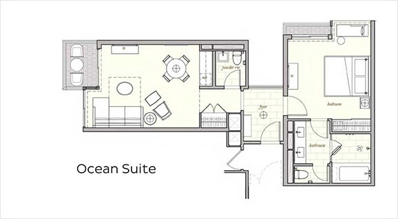 Ocean Suite floor plan