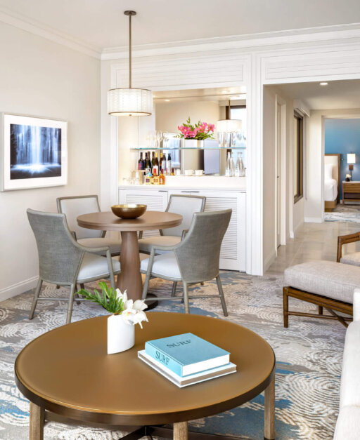 Halepuna Ocean Suite Living Area