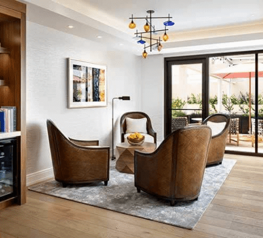 Welcome lounge at Halepuna