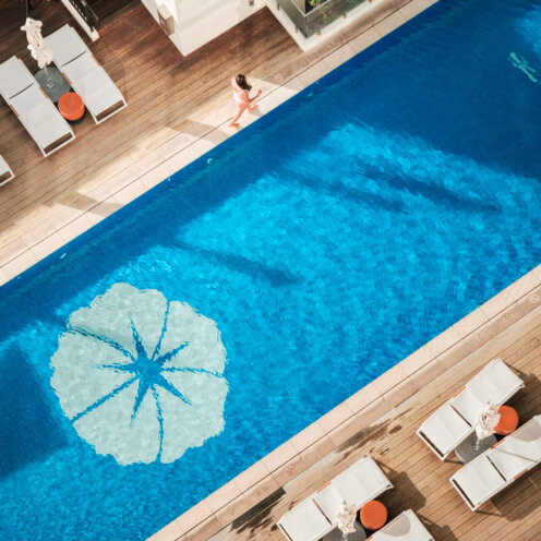 Halepuna Pool overhead view