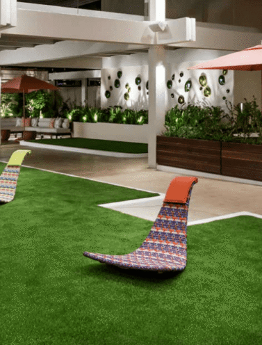 Halepuna garden terrace area