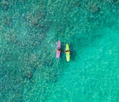 waikiki surfing