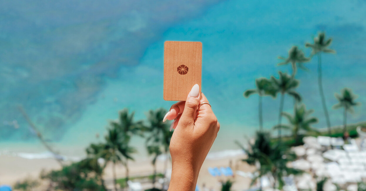 wooden key card